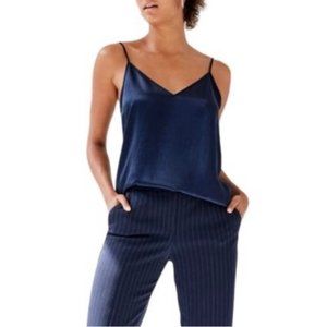 Babaton Everly Camisole V-Neck Starboard Blue Medium